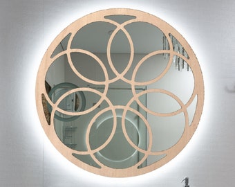 Mirror Frame SVG DXF File, CNC Router Design