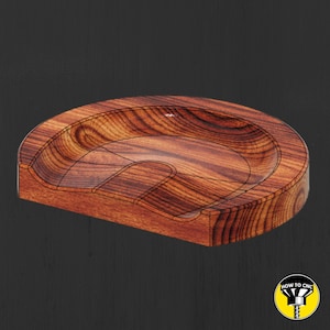 Fichier STL avec siège de tabouret de bar, mobilier CNC (téléchargement numérique)