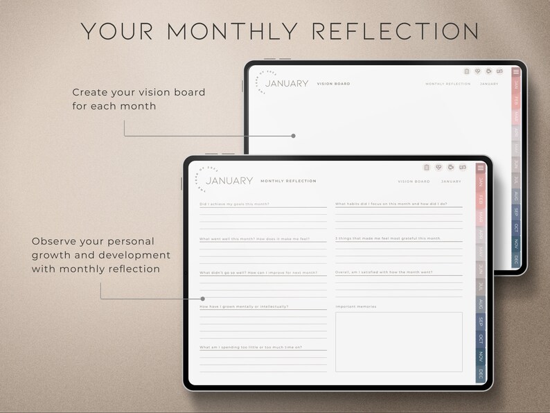 Digital Planner Goodnotes 2023 and 2024 Planner Ipad Etsy