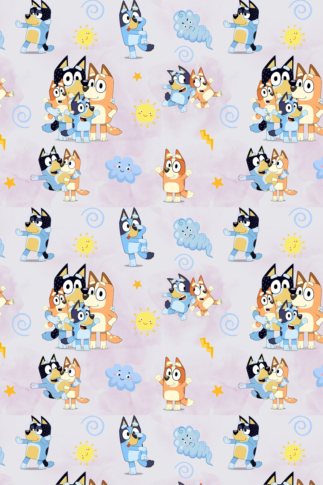 Bluey Gift Wrap Bluey Wrapping Paper Bluey Wrapping Bluey Etsy