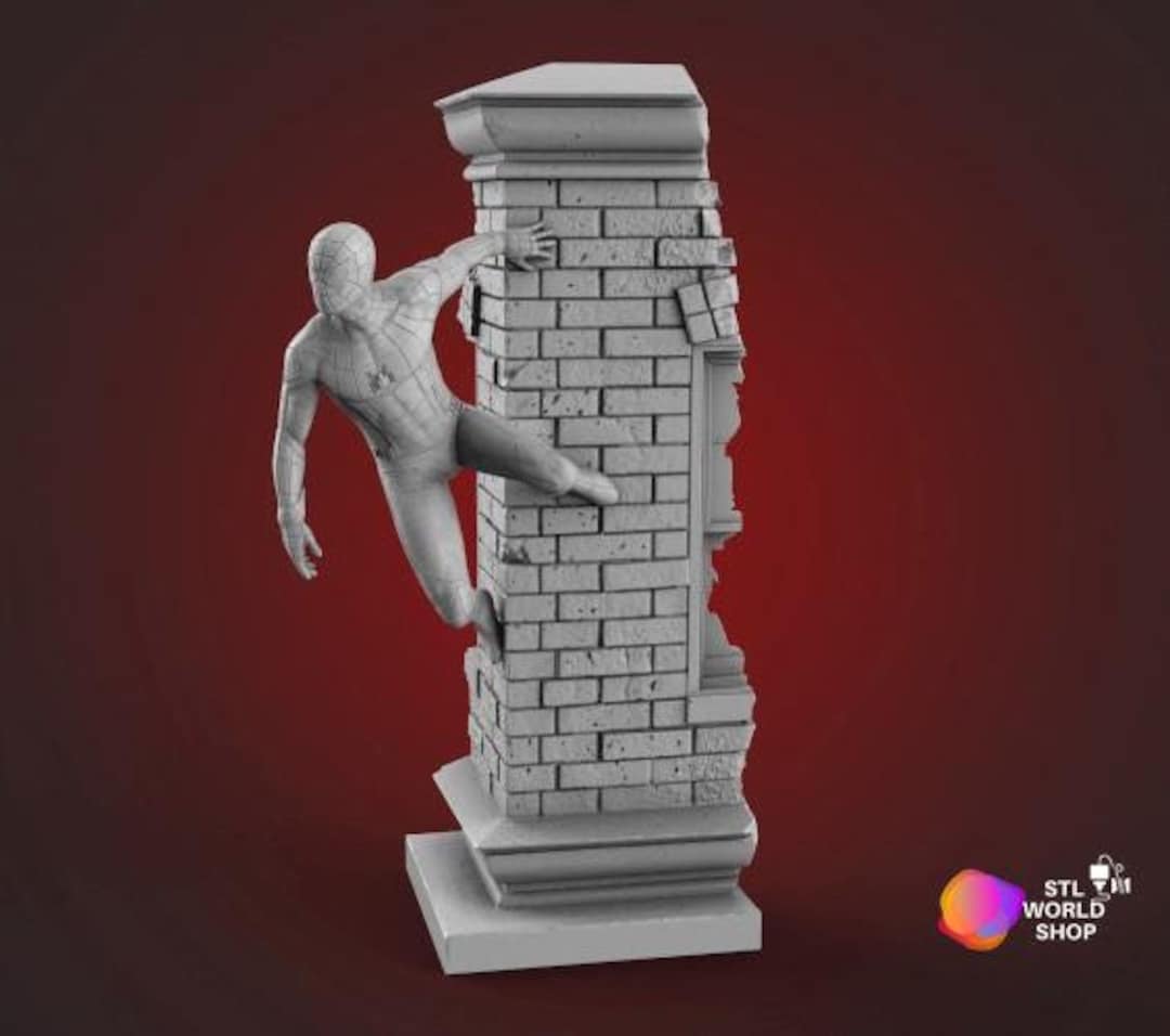 Spiderman 3d Print File 3D Stl Print File - Etsy