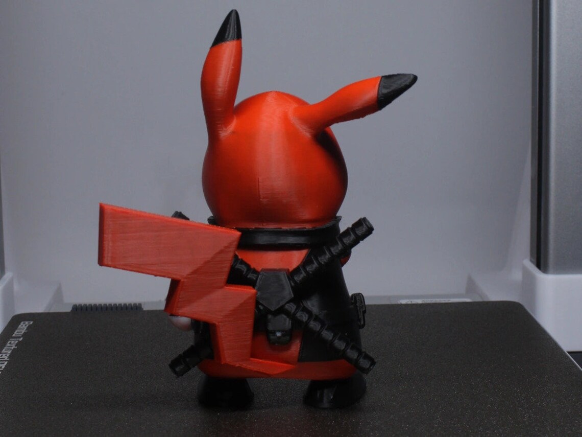 Deadpool Pikapool Pikachu 3D Stl File Pikapool Print File - Etsy