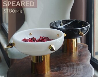 Handmade Marble Bowl Set: Speared Home Decor, Elegant Design