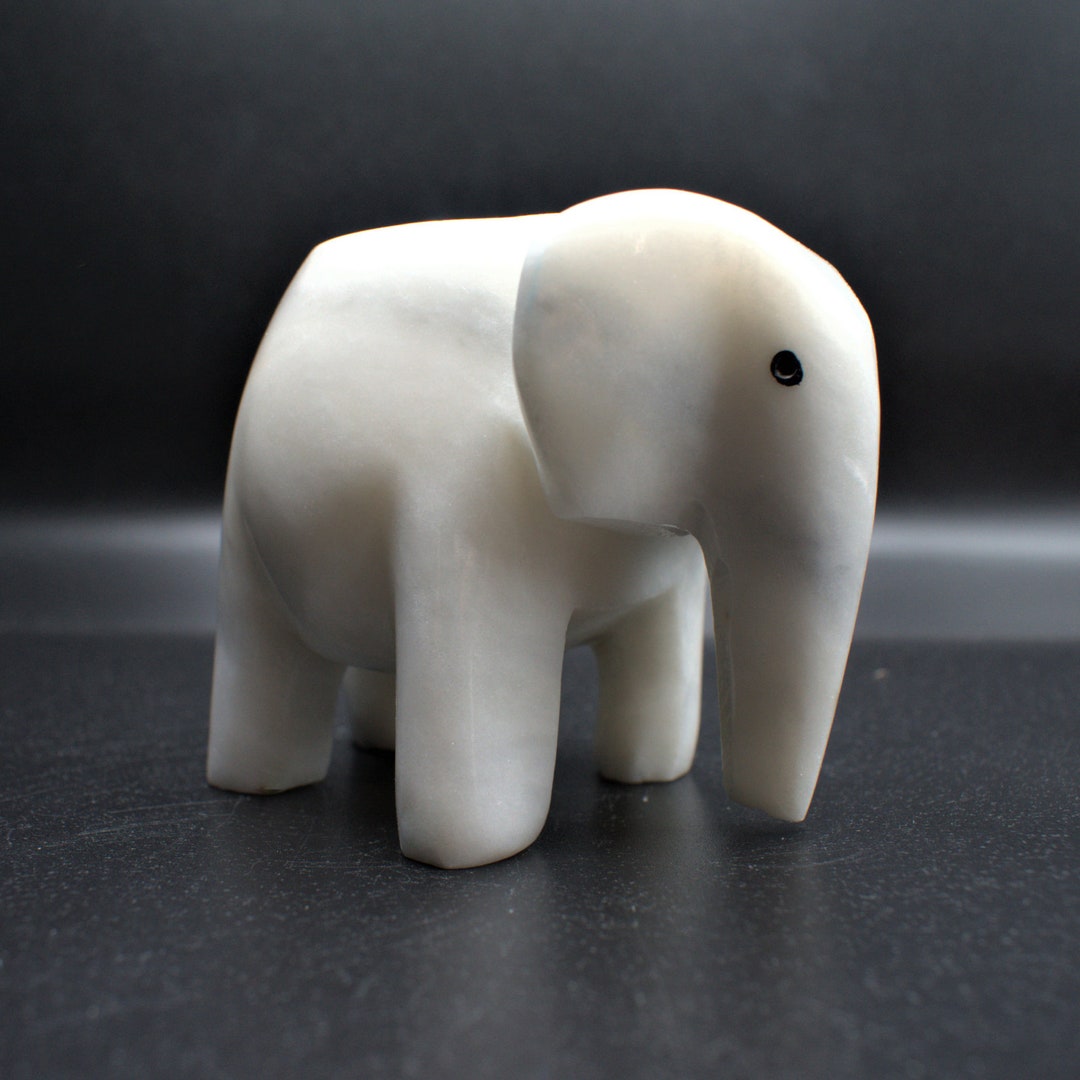 White Elephant Tealight Candle Holder Hand Crafted Marbleware Etsy UK