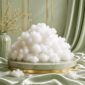 Hollow Fibre Filling | Premium Virgin Polyester Stuffing for Pillows, Cushions, Toys, Teddy Bears & Crafts