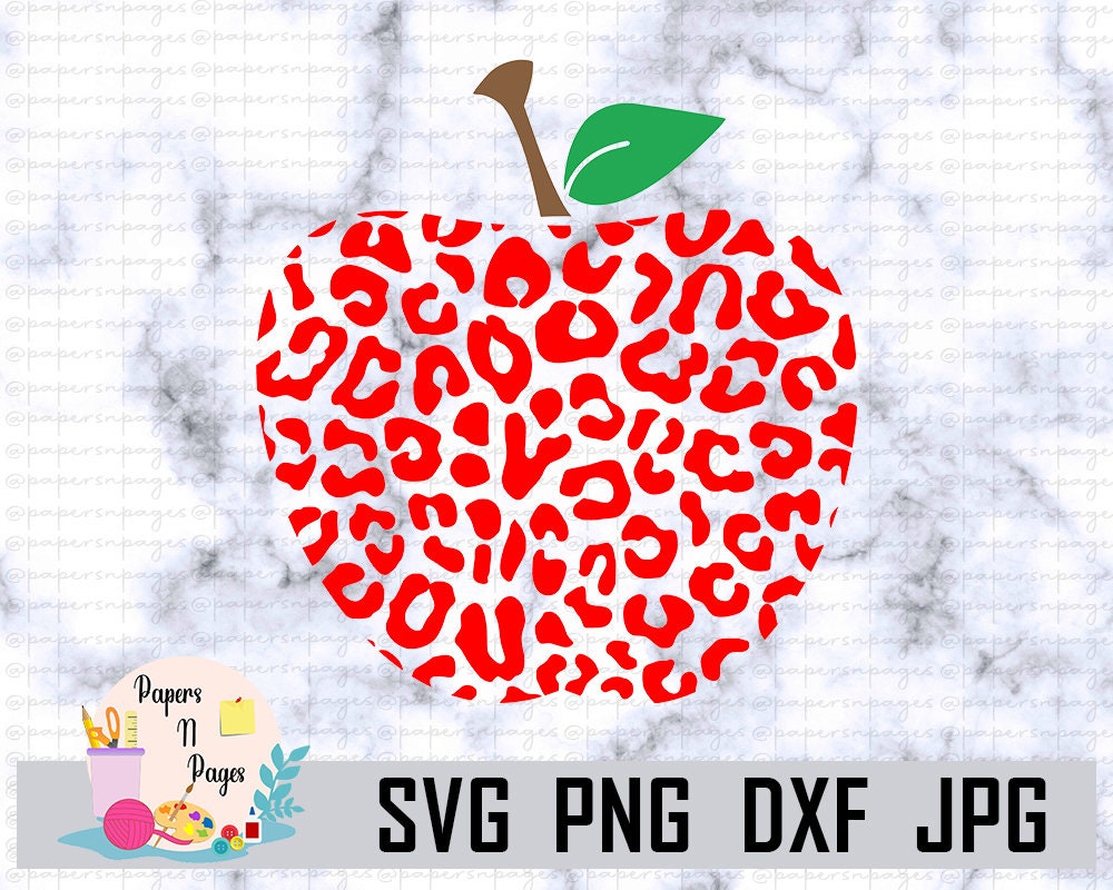 Apple SVG Bundle Apple Name Frame SVG Teacher SVG Apple - Etsy