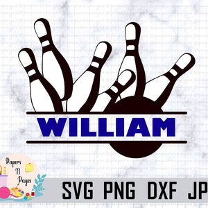 Bowling Pins SVG, Digitale Download voor Cricut, Silhouet. (svg/png/dxf/jpg-bestanden), Bowling SVG