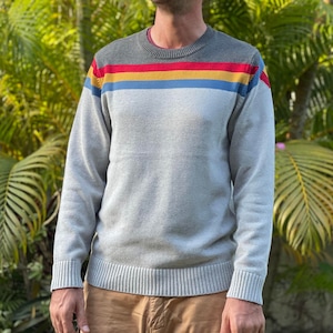 Star trek wesley tricolor sale stripe sweater
