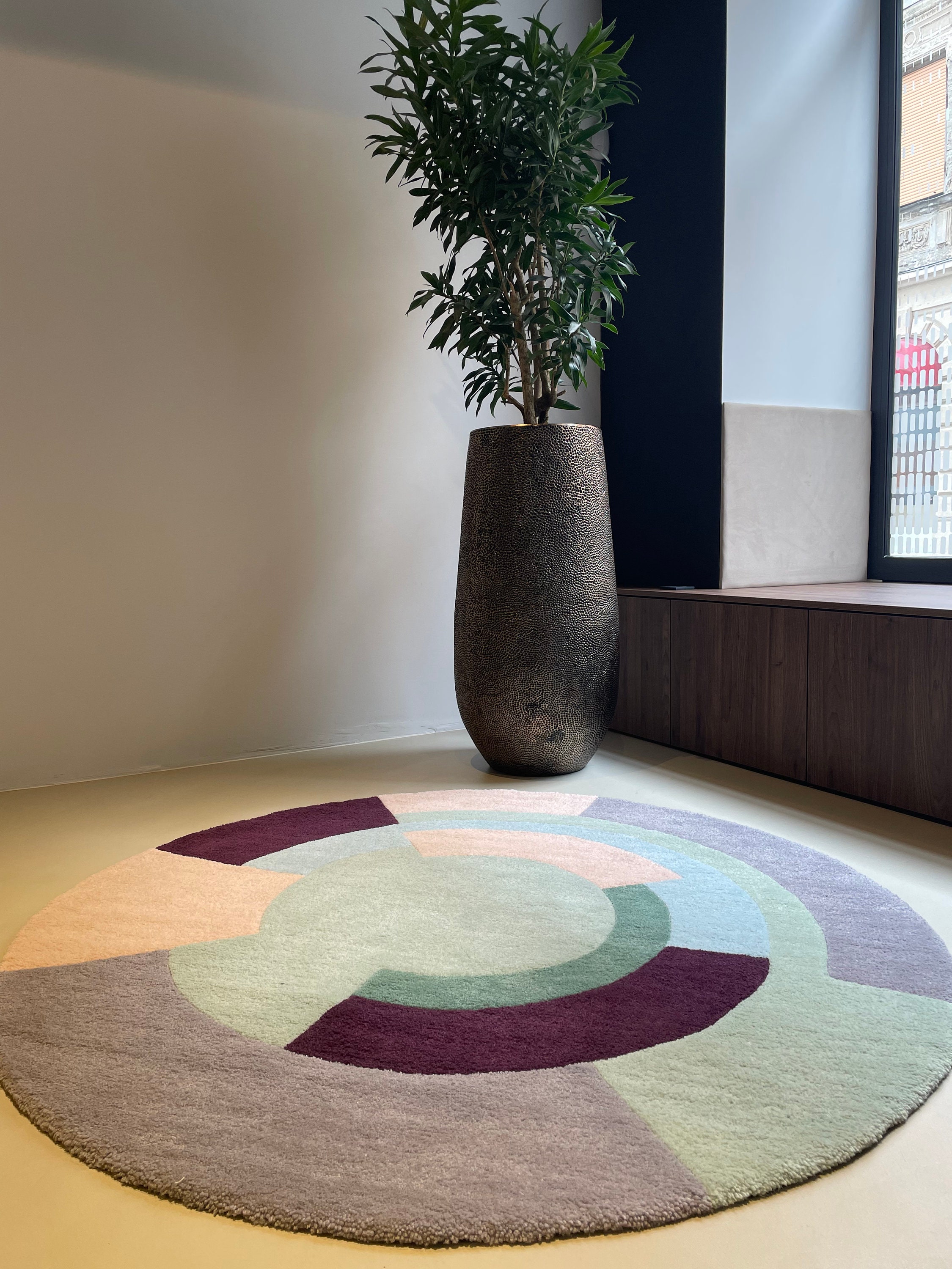 Buy Hand Tufted Wool Rug New Zealand Wool Round Rug Area Rug Online in