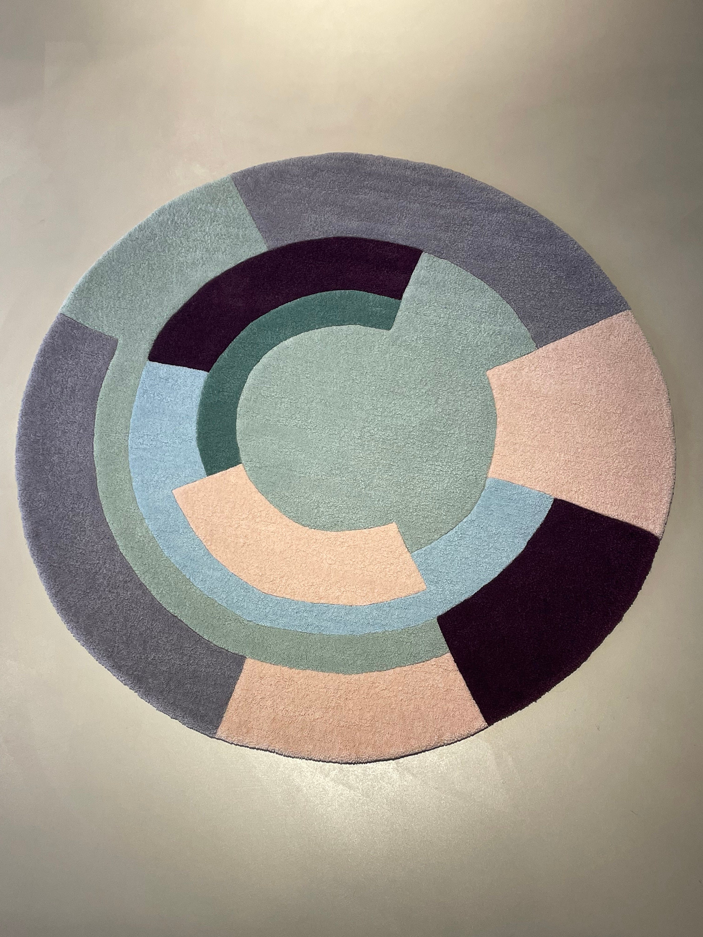 Buy Hand Tufted Wool Rug New Zealand Wool Round Rug Area Rug Online in