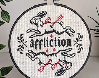 Affliction - Rabbits - Cross Stitch Pattern - PDF Download