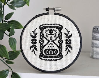 Emo Tears - Cross Stitch Pattern - PDF Download - Traditional Tattoo Style