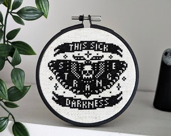 This Sick Strange Darkness - Cross Stitch Pattern - PDF Download - Blink 182, I Miss You