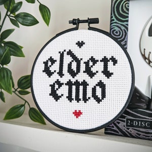 Elder Emo - Cross Stitch Pattern - PDF Download