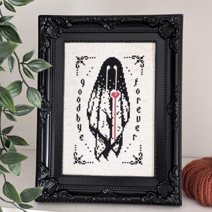 Goodbye Forever - Gothic Crying Ghost - kruissteekpatroon - pdf-download