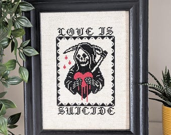 Love Is... - Cross Stitch Pattern - PDF Download