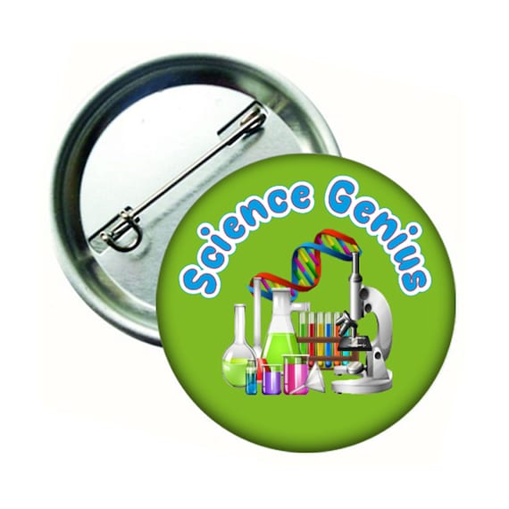 50 Pack Custom Science Genius Pin Button Badges 44 Mm1.75 Etsy UK