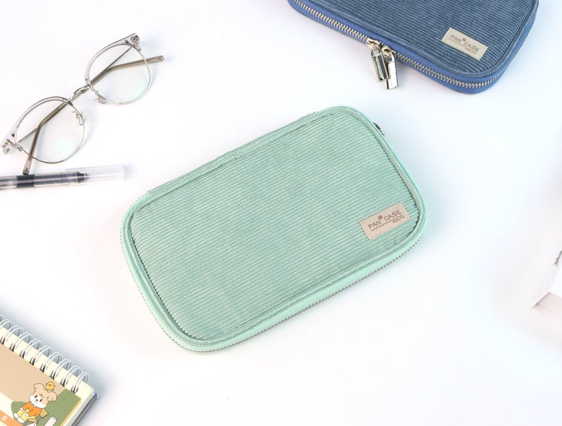 Travel Pencil Case,corduroy Large Capacity Multifunction Pen Case