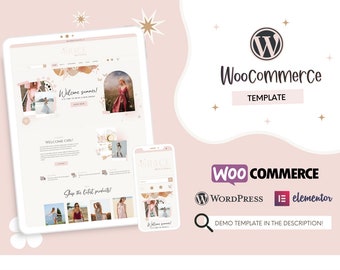 Grace | Woocommerce template | WordPress ecommerce |  Elementor Pro Templates Kit | Apparel & Accesories Store
