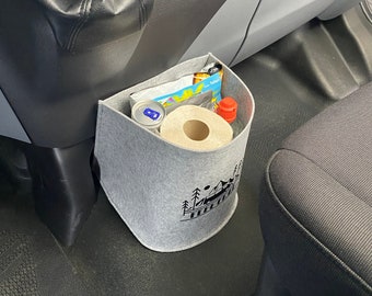 Ford Transit Custom Cockpit Felt Bag in Light Grey >> Organizer - Storage for many things "NEW"