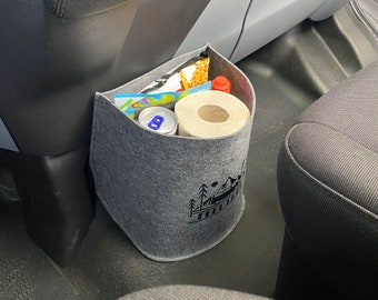 Ford Transit Custom Cockpit Felt Bag in Dark Gray >> Organizer - Storage for a lot of things "NEW"