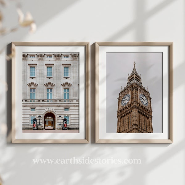 London | Big Ben | Buckingham Palace | Wall Art | Digital Download