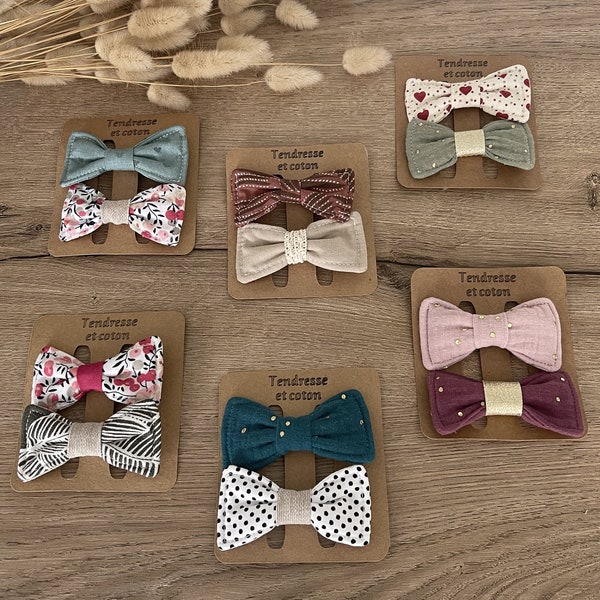 Barrettes cheveux pour enfants. Lot de 2.