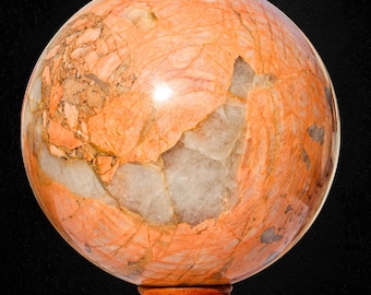 Esfera de Cristal Rosophia Rosa de 210 mm para Decoração de Casa - Presente