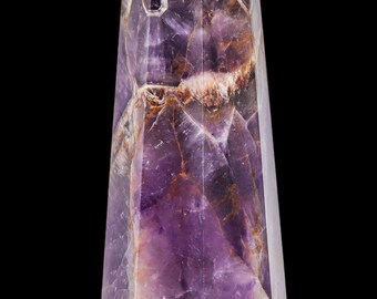 Blue Amethyst Point Tower: Healing Crystal Decor (165MM)