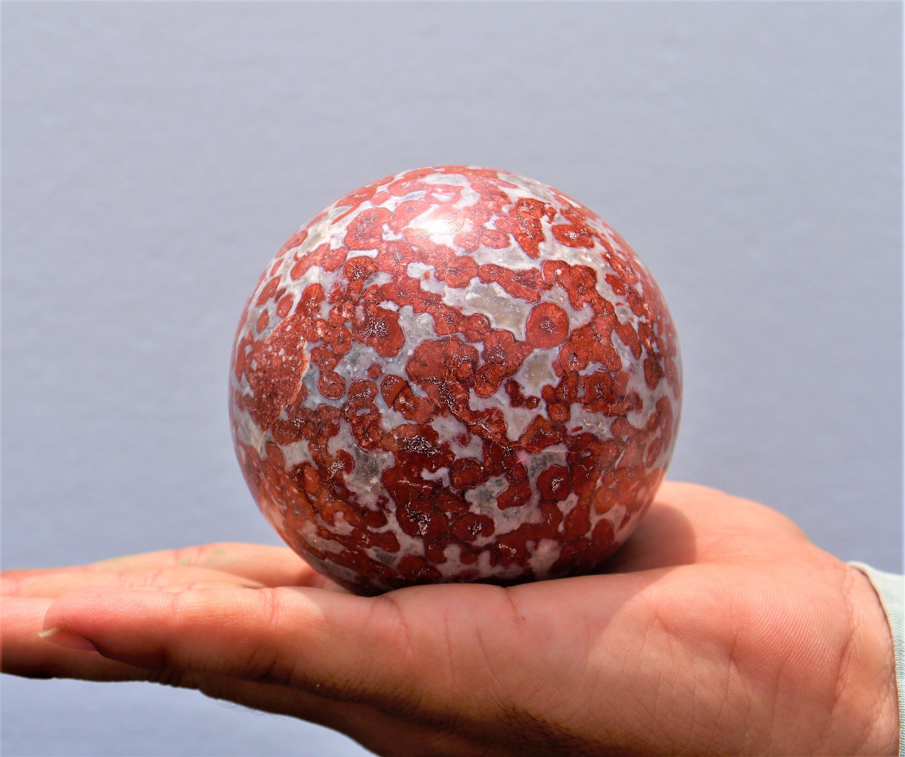 Oceanic Crystals Red Hornitos Poppy Jasper Stone Metaphysical Spirit