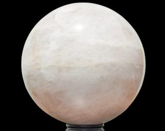 Esfera de Quartzo Branco: Decoração de Cristal Serena (210 mm)