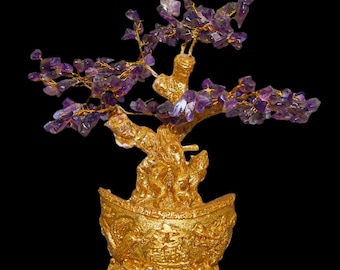 Amethyst Kristallbaum: Heilendes Kristall Prunkstück (170 MM)