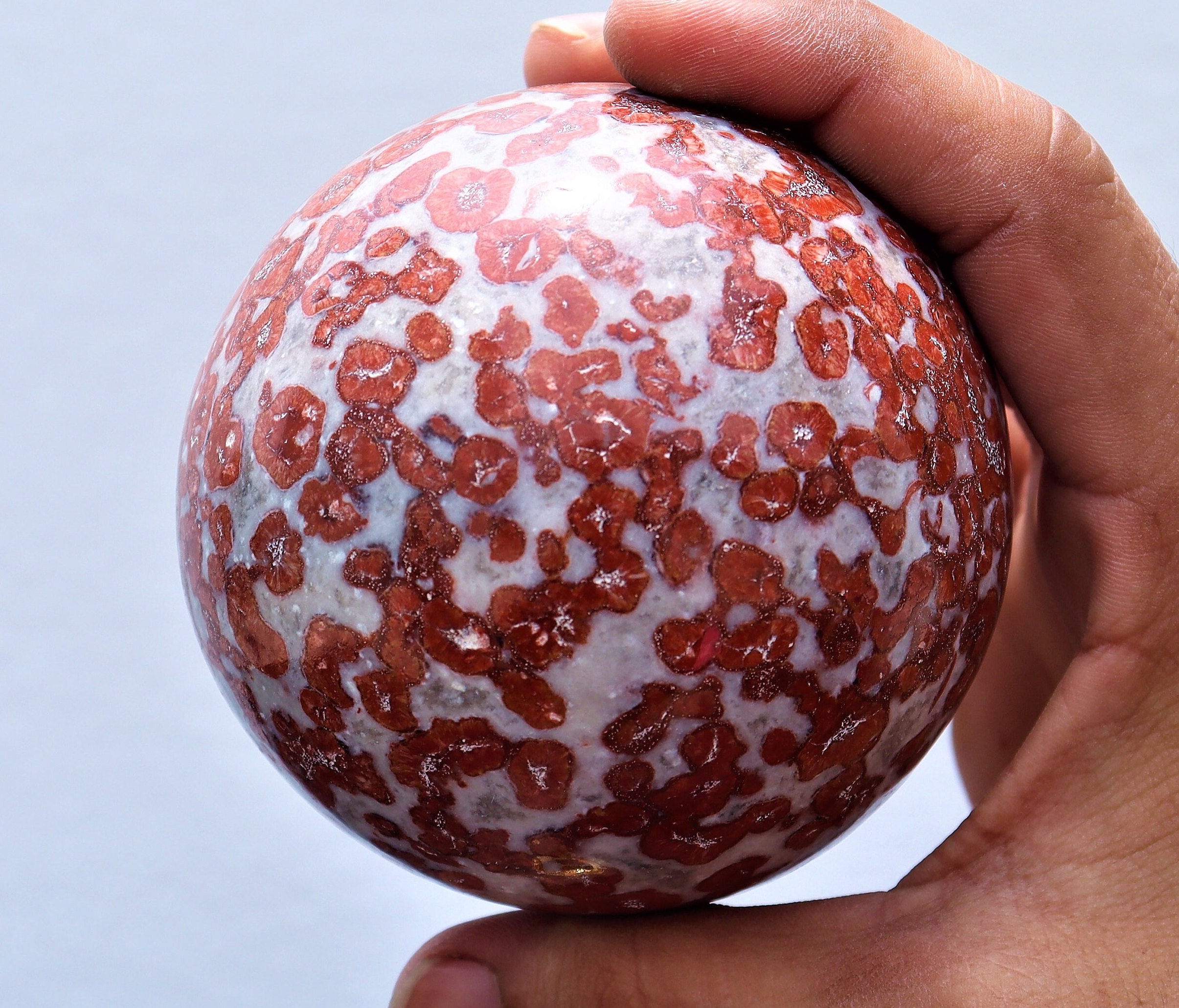 Oceanic Crystals Red Hornitos Poppy Jasper Stone Metaphysical Spirit