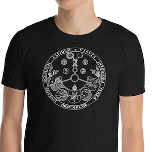 Vitriol Rosicrucian Occult Shirt Pagan Shirt Hermetic Emerald Tablet Alchemist Esoteric Alchemy Occult Art Enochian Magick Kabbalah