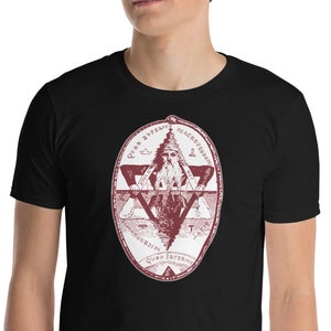 Eliphas Levi Seal of Solomon Occult Shirt Esoteric Pagan Shirt Hermetic Enochian Magick Rosicrucian Alchemist As Above So Below Kaballah