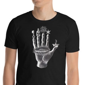 Hand of the Philosophers Alchemist Occult Shirt Pagan Shirt Hermetic Rosicrucian Esoteric Alchemy Occult Art Golden Dawn Enochian Magick