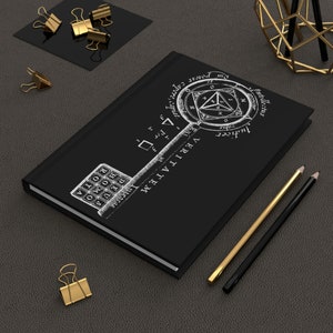 Key of the Mysteries ROTA Tarot Journal Reading Journal Spell Book Dream Journal Psychic Drawing Esoteric Travel Journal Writing Journal