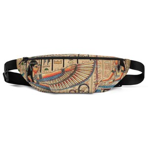 Egyptian Revival Ancient Egypt Fanny Pack Vintage Waist Bag Hip Bag Belt Bag Bum Bag Pagan Clothing Witch Clothing Wiccan Clothing Rave Wear