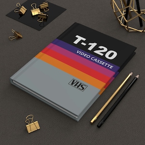 VHS Tapes Cassette Tapes Retrowave Sketchbook Travel Journal Writing Journal Vaporwave Tarot Journal Reading Journal Dream Journal