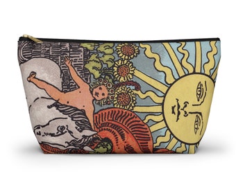 Tarot Love The Sun Tarot Bag Tarot Pouch Witch Bag Toiletries Bag Baby Witch Beginner Witch Witchy Artwork Occult Art Esoteric Wiccan