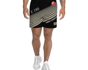 VHS Tapes Retrowave Gym Shorts Running Shorts 80s New Wave Vaporwave Cassette Tapes Cyberpunk Festival Shorts Bermuda Shorts Yoga Shorts
