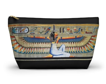 Ancient Egypt Egyptian Revival Tarot Bag Tarot Pouch Hieroglyphics Witch Bag Toiletries Bag Egyptian Goddess Eye of Horus All Seeing Eye