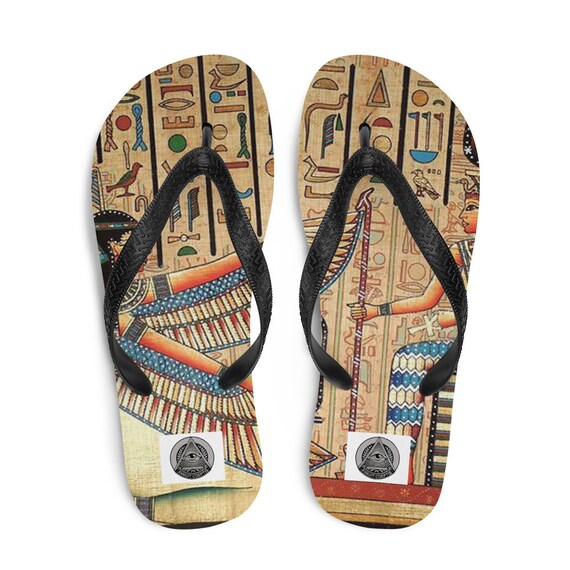 Ancient Egypt Egyptian Revival Isis Wings Goth Shoes Flip - Etsy Canada
