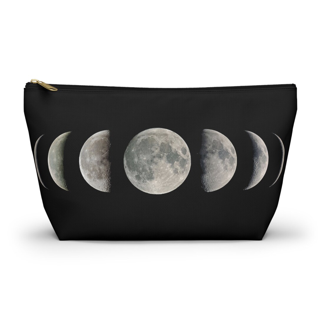 Moon Phases Lunar Calendar Tarot Bag Tarot Pouch Moon Child Witch Bag ...