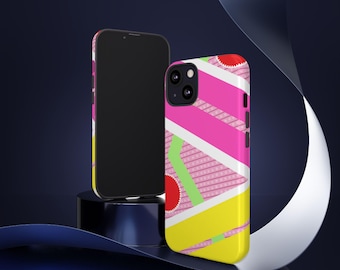 Back To The Future Hoverboard Marty McFly Tough Case S21 Ultra Case Custom iPhone Case Cute iPhone Case Samsung S21 Case Cell Phone Case