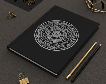 Enochian Magick Magic Circle Tarot Journal Reading Journal Spell Book Dream Journal Esoteric Art Sketchbook Travel Journal Writing Journal