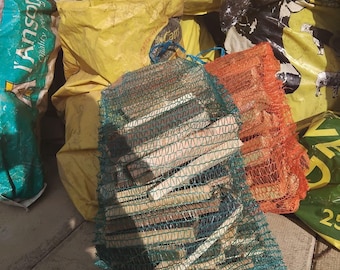 Redes medianas para encender el fuego