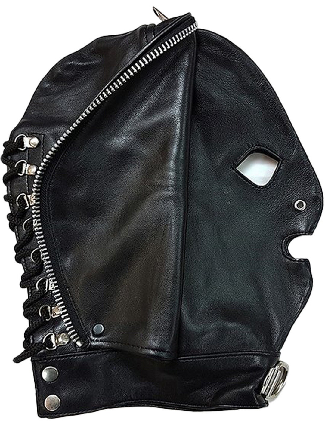 Handmade Real Leather Full Face Mask / Hood With Full Front Etsy