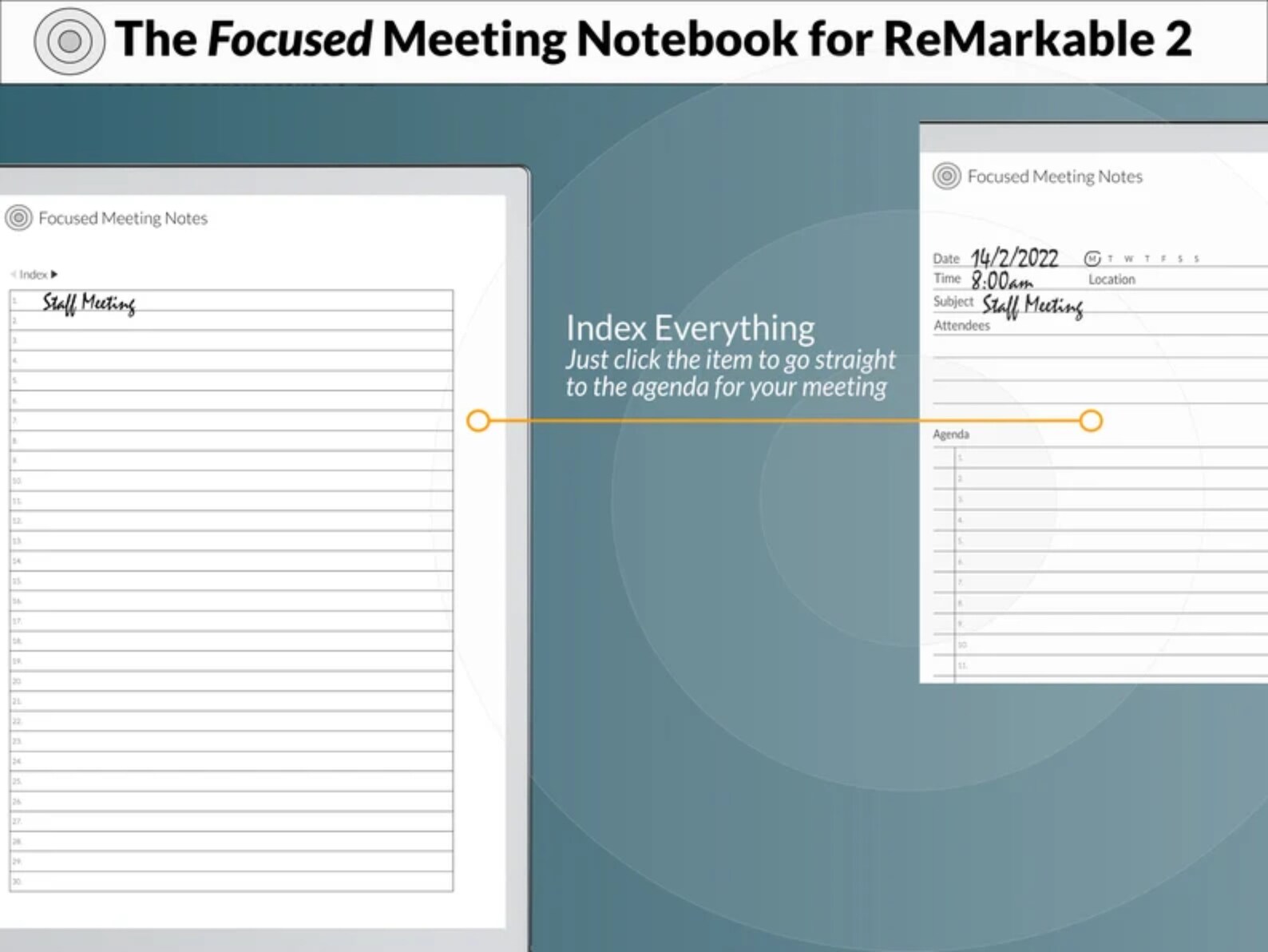Remarkable 2 Templates Notebook Bundle Digital Notes Digital Notebook