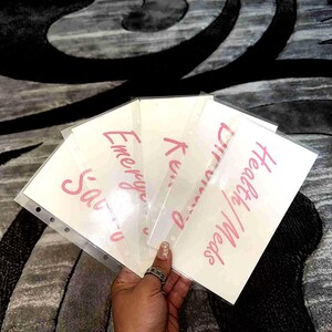 Sobres de efectivo personalizados / Sobres de presupuesto personalizados para sistemas de sobres de efectivo / Organizador de dinero para presupuestos de efectivo / Regalo para quienes cuidan su presupuesto